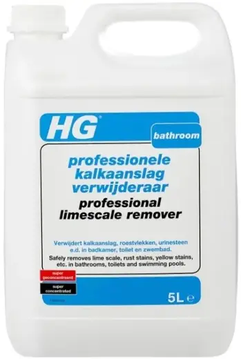 HG Professional Limescale Remover средство чистящее универсальное для ванной и туалета (5 л)