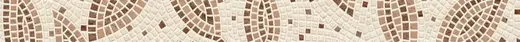Golden Tile Travertine Mosaic коллекция Travertine Mosaic Коричневый 1Т1301 бордюр