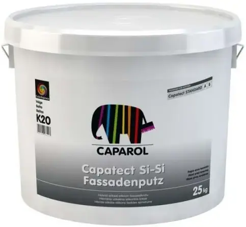 Caparol Capatect Si-Si Fassadenputz K20 готовая к применению структурная штукатурка (25 кг) белая