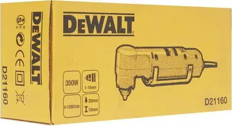 Dewalt D21160 дрель угловая щеточная (350 Вт)