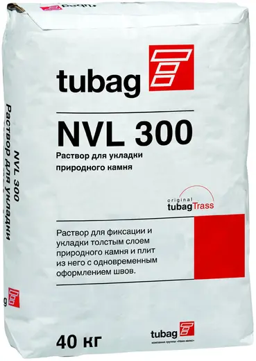 Tubag NVL 300 раствор для укладки природного камня (40 кг) антрацит