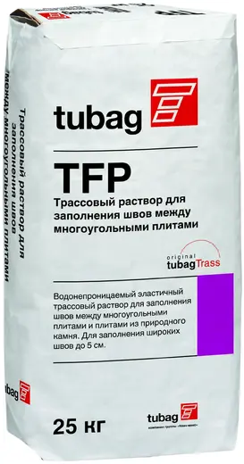 Tubag TFP трассовый раствор для заполнения швов многоугольных плит (25 кг) темно-коричневый