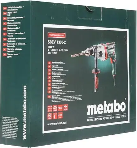 Metabo SBEV 1300-2 дрель ударная (1300 Вт 3100 об/мин)