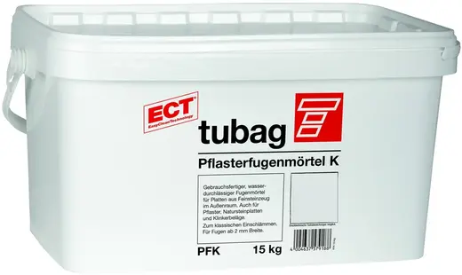 Tubag PFK раствор для заполнения швов брусчатки (15 кг) бетонно-серый
