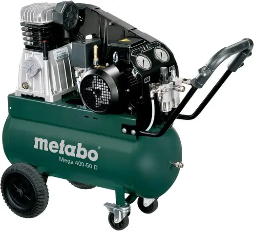 Metabo Mega 400-50 D компрессор поршневой (2200 Вт)