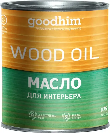 Goodhim Wood Oil масло для интерьера (750 мл) белое