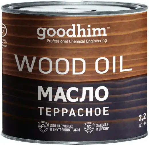 Goodhim Wood Oil масло террасное (2.2 л) бесцветное