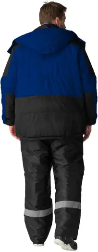 Факел-Спецодежда Европа куртка зимняя (60-62) 170-176 темно-синяя/черная