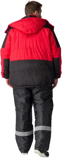 Факел-Спецодежда Европа куртка зимняя (44-46) 170-176 красная/черная