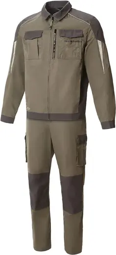 Союзспецодежда Status New костюм (куртка + брюки 60-62) 170-176 серый хаки/графит