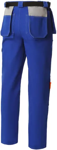 Союзспецодежда Профессионал брюки (48-50) 170-176 василек/светло-серые