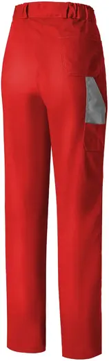 Союзспецодежда Профессионал костюм женский (куртка + брюки 44-46) 158-164 красный/светло-серый