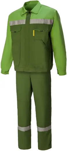 Союзспецодежда Мастер-Люкс костюм с СВП (куртка + полукомбинезон 60-62) 170-176 гринери