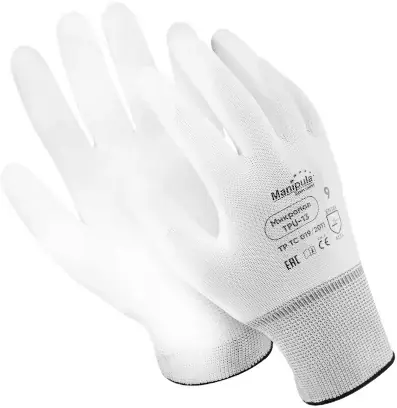 Манипула Специалист Микропол перчатки нейлоновые (9/L) белые