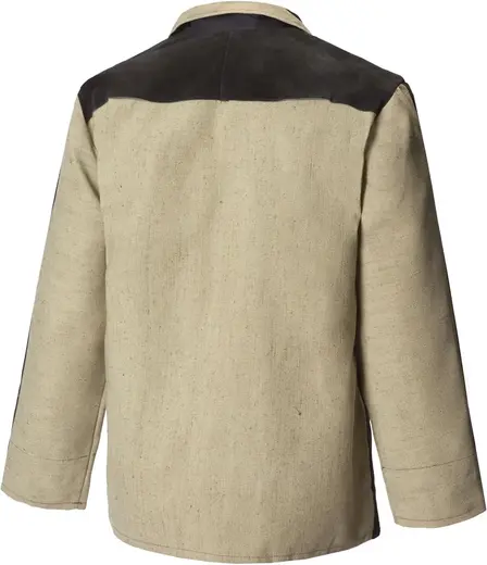 Союзспецодежда костюм для сварщика брезентовый (куртка + брюки 60-62) 182-188 брезент, спилок