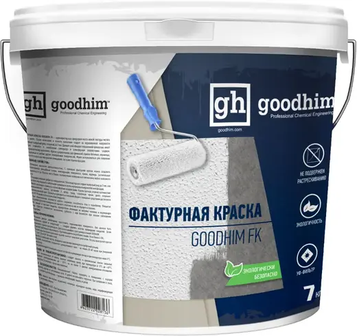 Goodhim FK фактурная краска (7 кг) белая