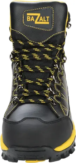 Bazaltron ботинки (40) черные/желтые подносок композитный