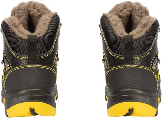 Bazaltron ботинки (45) черные/желтые