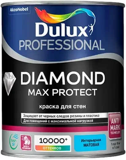 Dulux Professional Diamond Max Protect краска для стен (1 л) белая