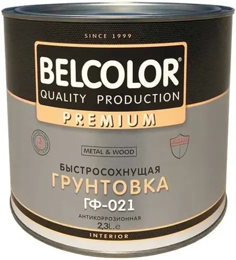 Belcolor Premium BLC ГФ-021 грунтовка антикоррозионная быстросохнущая (2.4 кг) серая