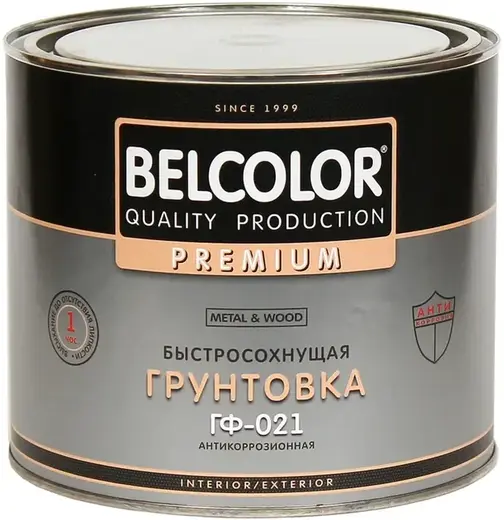 Belcolor Premium BLC ГФ-021 грунтовка антикоррозионная быстросохнущая (7 кг) серая