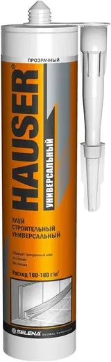 Hauser клей строительный универсальный (285 г) прозрачный