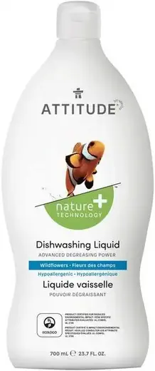 Attitude Dishwashing Liquid Wildflowers средство для мытья посуды (700 мл)