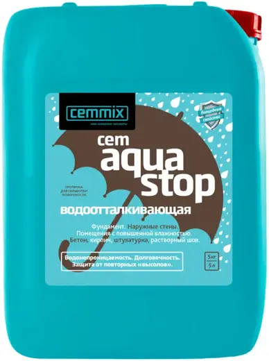 Cemmix Cemaquastop пропитка водоотталкивающая (5 л)