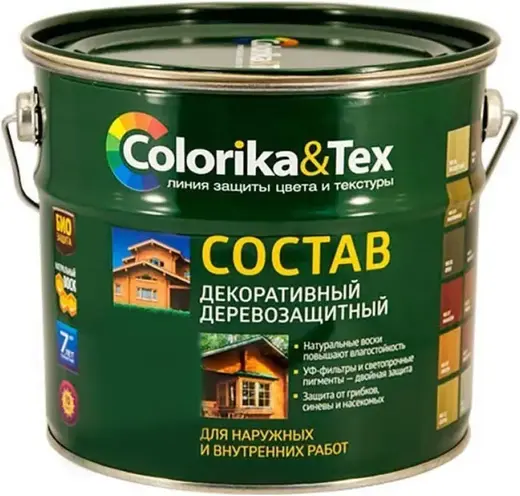 Colorika & Tex состав декоративный деревозащитный (2.7 л) палисандр