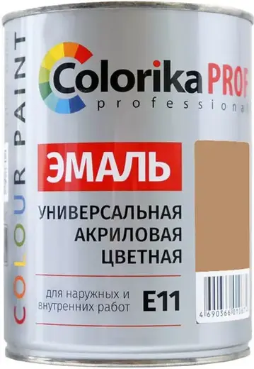 Colorika Prof Color Paint эмаль универсальная акриловая (900 мл) бежевая