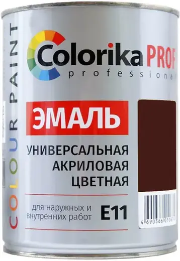 Colorika Prof Color Paint эмаль универсальная акриловая (900 мл) коричневая