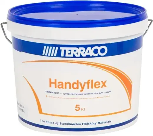 Terraco Handyflex суперэластичный акриловый заполнитель для трещин (5 кг)