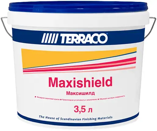 Terraco Maxishield краска акриловая для фасадных работ (3.5 л) база Pastel