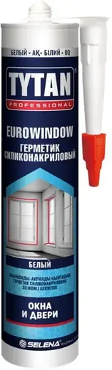 Титан Professional Eurowindow Окна и Двери герметик силиконакриловый (280 мл)