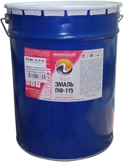 Новоколор ПФ-115 Paint эмаль алкидная (25 кг) голубая глянцевая