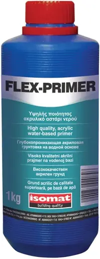 Isomat Flex-Primer глубокопроникающая акриловая грунтовка на водной основе (1 кг)