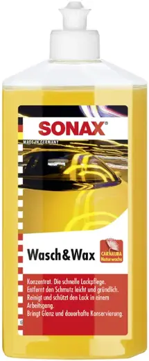 Sonax Wash & Wax автошампунь-концентрат с воском (500 мл)