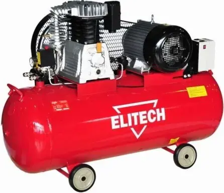Elitech КПР 200/900/5.5 компрессор поршневой масляный (5500 Вт) 1 компрессор + 4 колеса