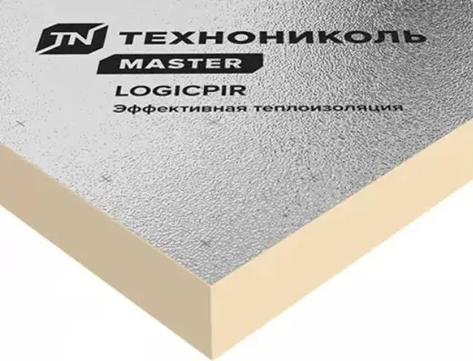 Технониколь Premium Logicpir Prof жесткие теплоизоляционные плиты (1.2*2.4 м/50 мм) фольга