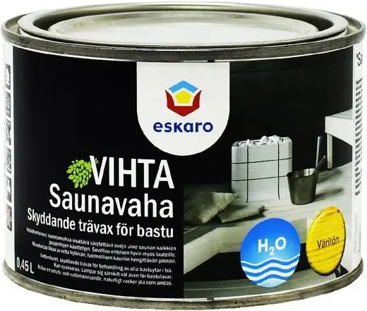 Eskaro Saunavaha Vihta декоративно-защитное средство для деревянных поверхностей (450 мл) бесцветное