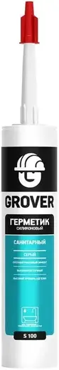 Grover S 100 герметик силиконовый санитарный (300 мл) серый