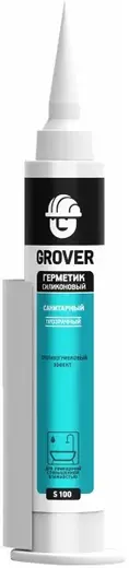 Grover S 100 герметик силиконовый санитарный (80 мл) бесцветный