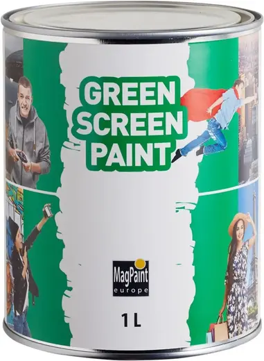 Magpaint Greenscreen Paint краска на водной основе для создания хромакея (1 л) зеленая