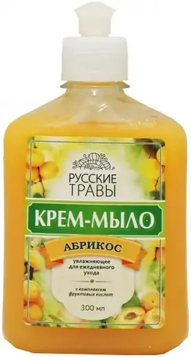 Русские Травы Абрикос крем-мыло увлажняющее (300 мл)
