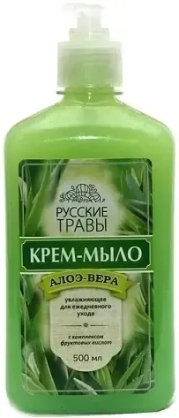 Русские Травы Алоэ-Вера крем-мыло увлажняющее (500 мл)