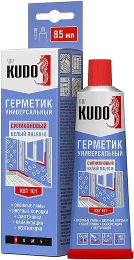 Kudo Home герметик силиконовый универсальный (85 мл) белый