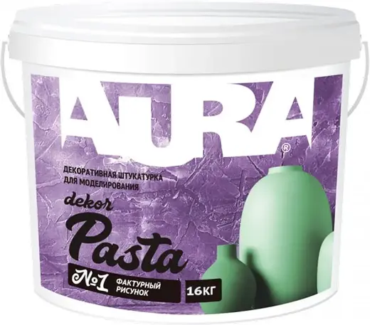Аура Dekor Pasta 1 декоративная штукатурка для моделирования (16 кг)