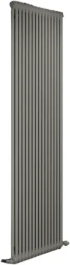 Irsap Tesi 2 радиатор стальной трубчатый 1800 9 секций (405*1802 мм) жемчужно-серый L6 нижнее с термовентилем сверху 1/2