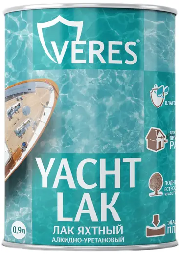Veres Yacht Lak лак яхтный на алкидно-уретановой основе (900 мл) глянцевый