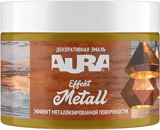 Аура Effekt Metall декоративная эмаль (250 г) металл